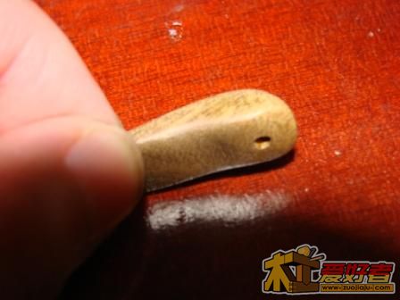 小脚丫挂饰背面