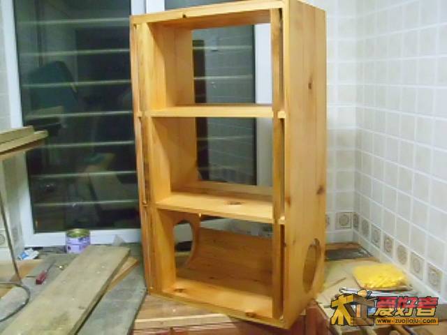 刚刚涂一便自制的木蜡油