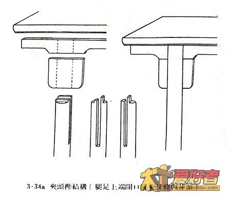 3-34a 夹头榫结构(腿足上端开口嵌夹牙条与牙头).jpg