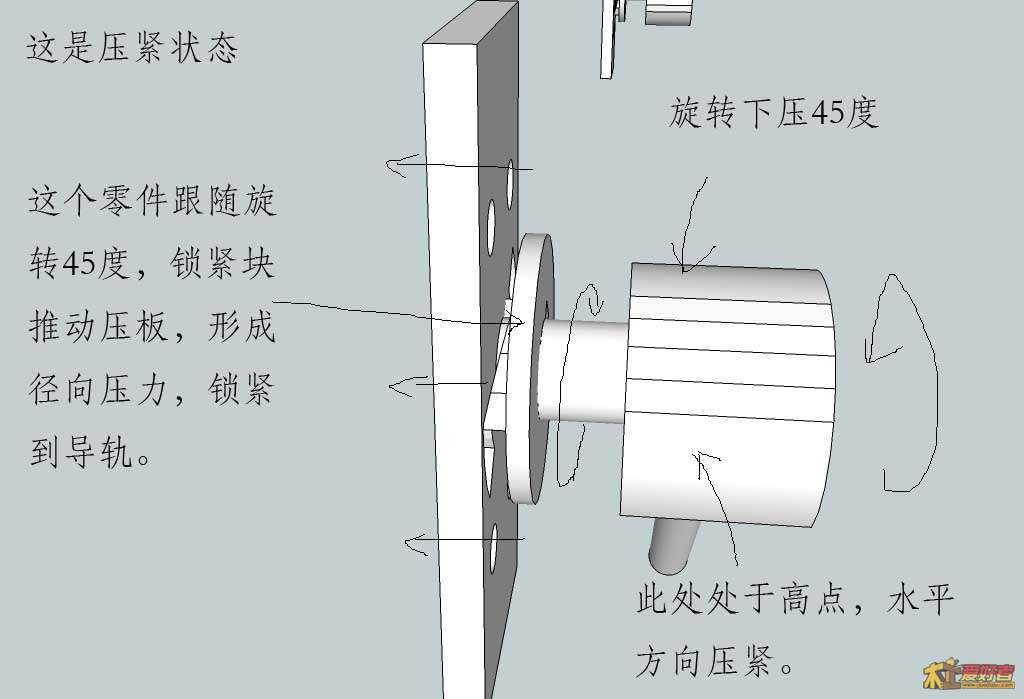 锁紧状态