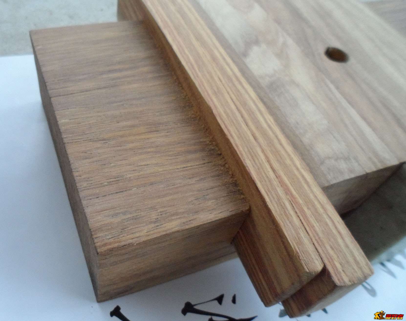 丝栎木作大号凹形多用直方印床(加工中)，金乙堂造器 (31).JPG
