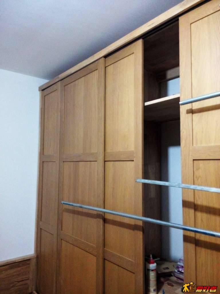 衣柜部分，按上柜门