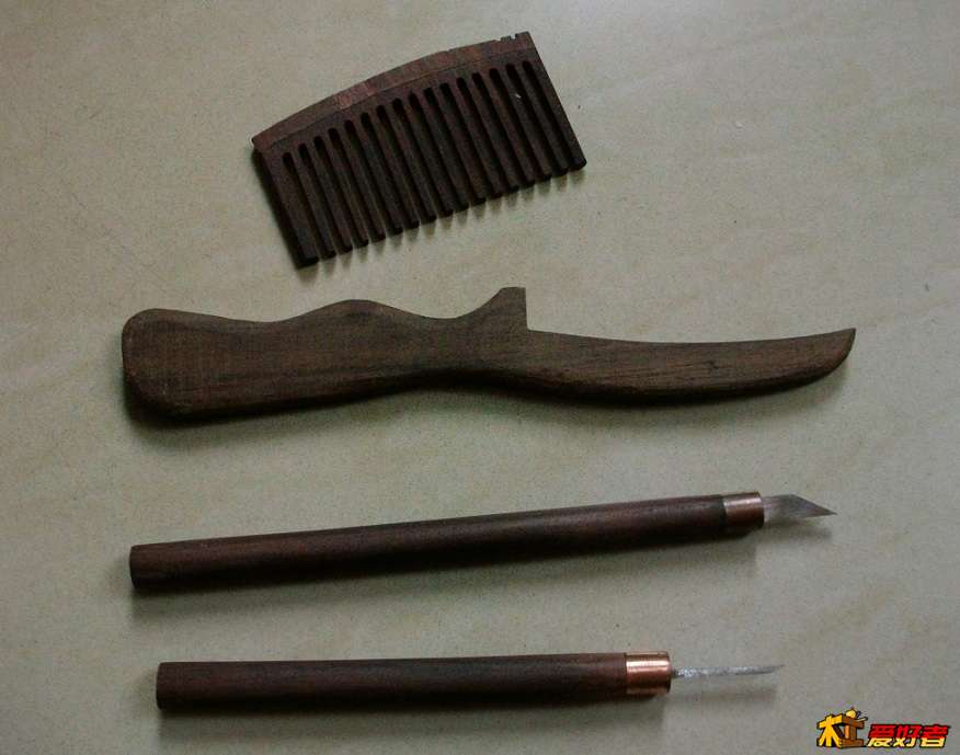 两把刻刀，修齿和开槽