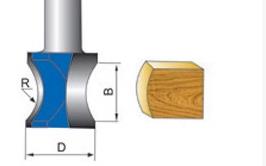 平底弧形刀，没有滚轴