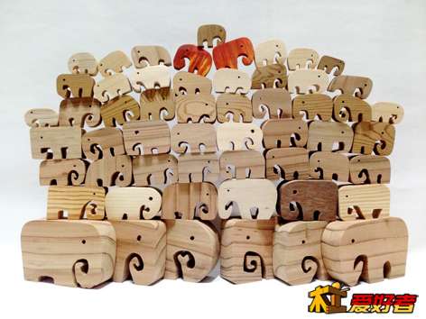 各種木頭有各自的特色...