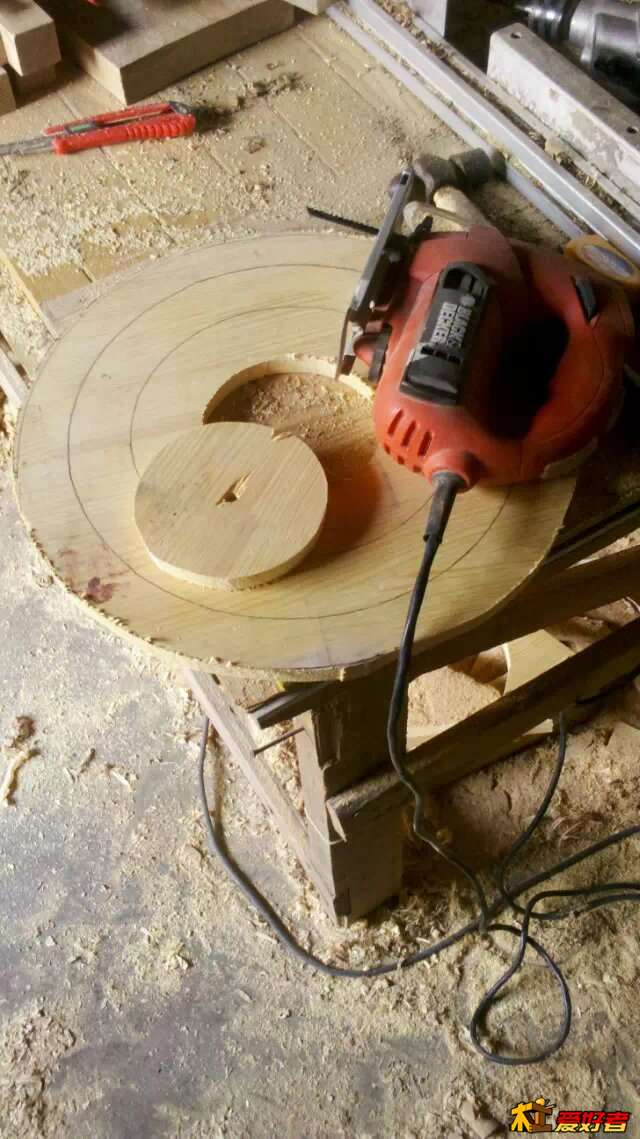 曲线锯切同心圆