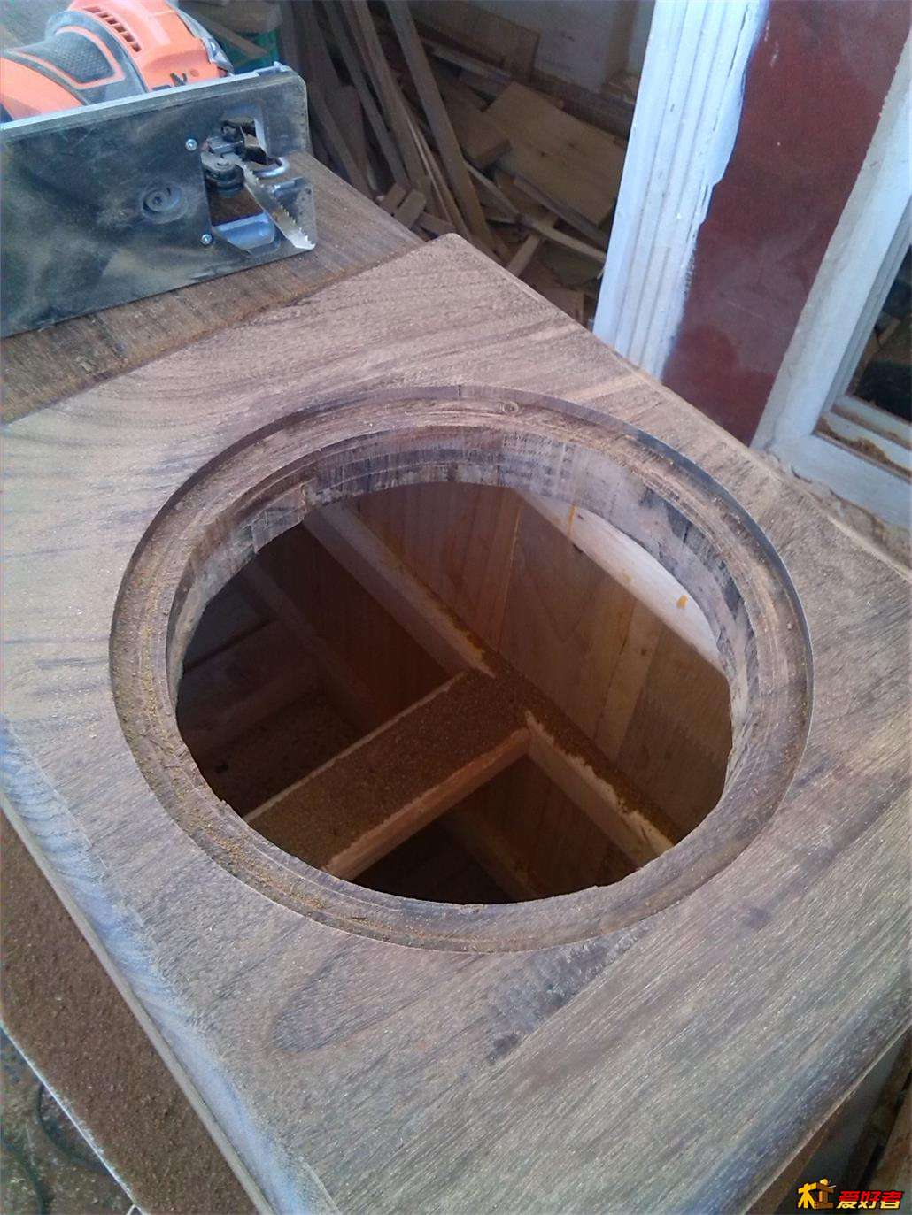 刀不够长最后那点用的曲线锯