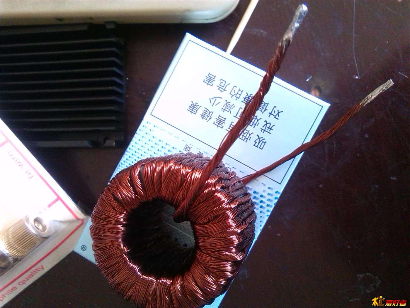 820uH低通电感自绕