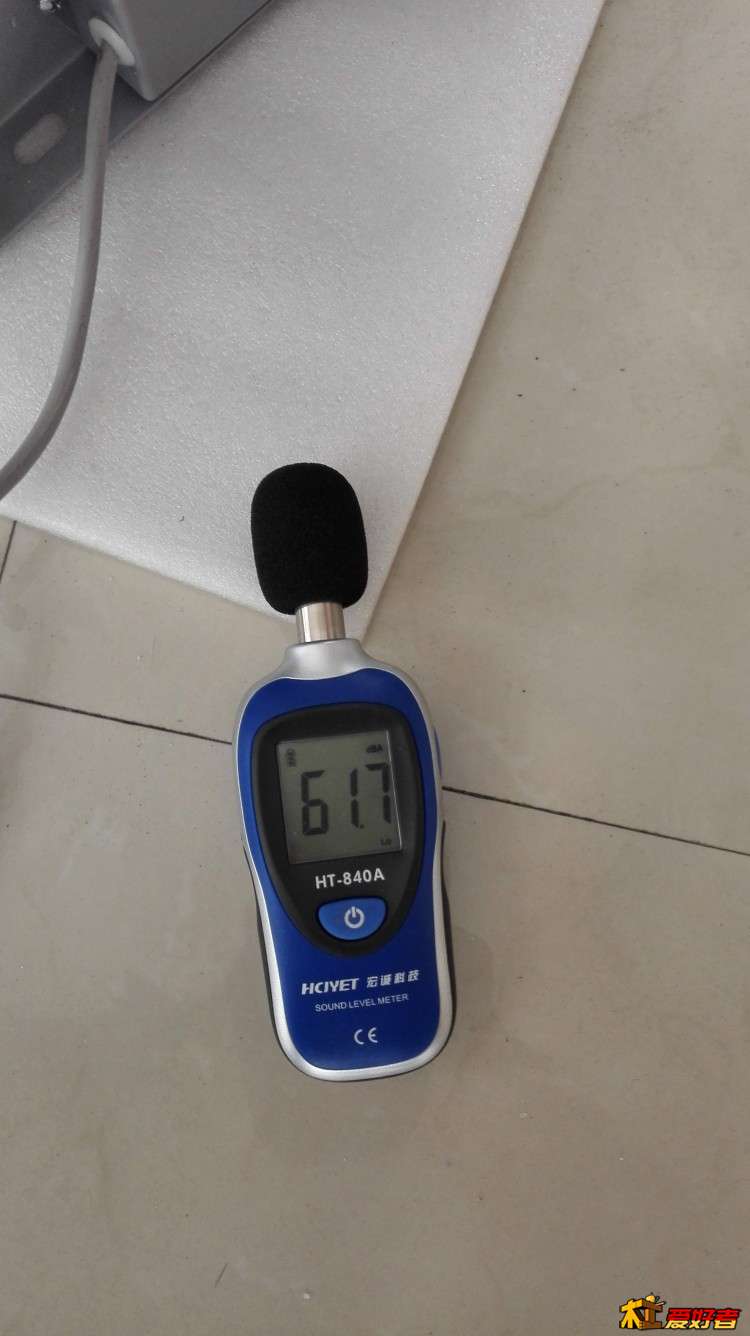风机开启后的噪音分贝