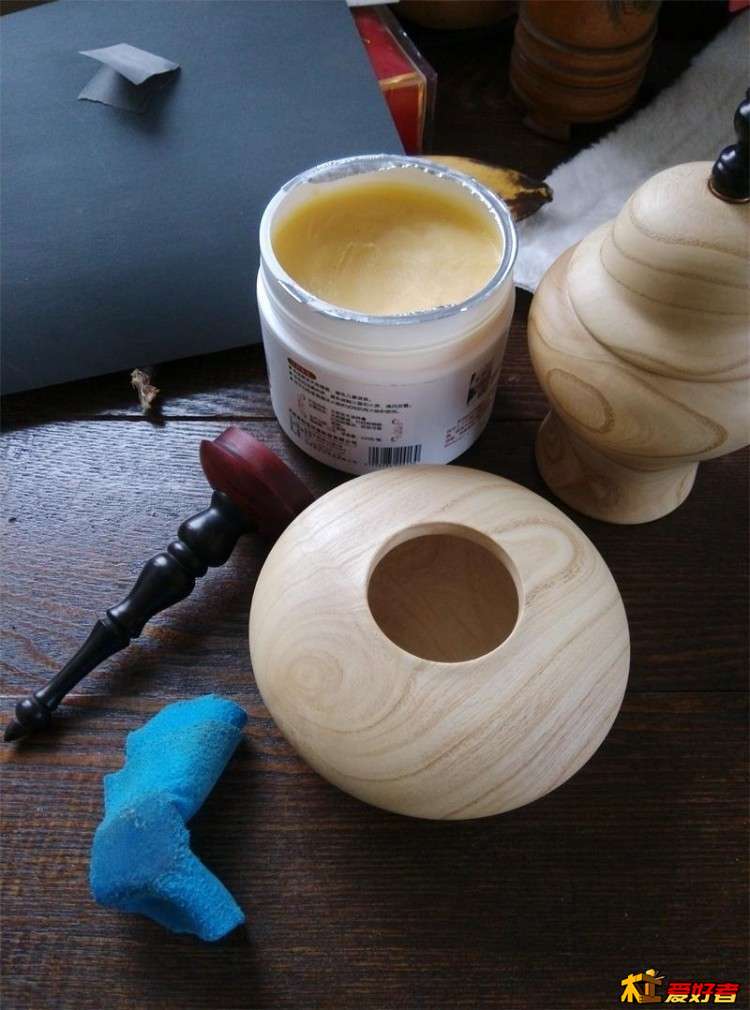上面的蜡