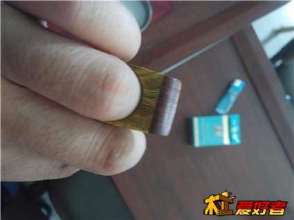 没有蜂蜡，就用了点橄榄油。