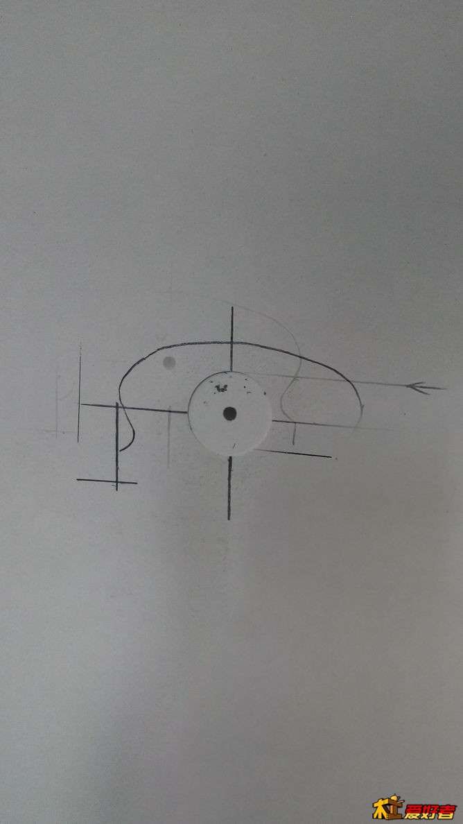 短栏杆墙体划线