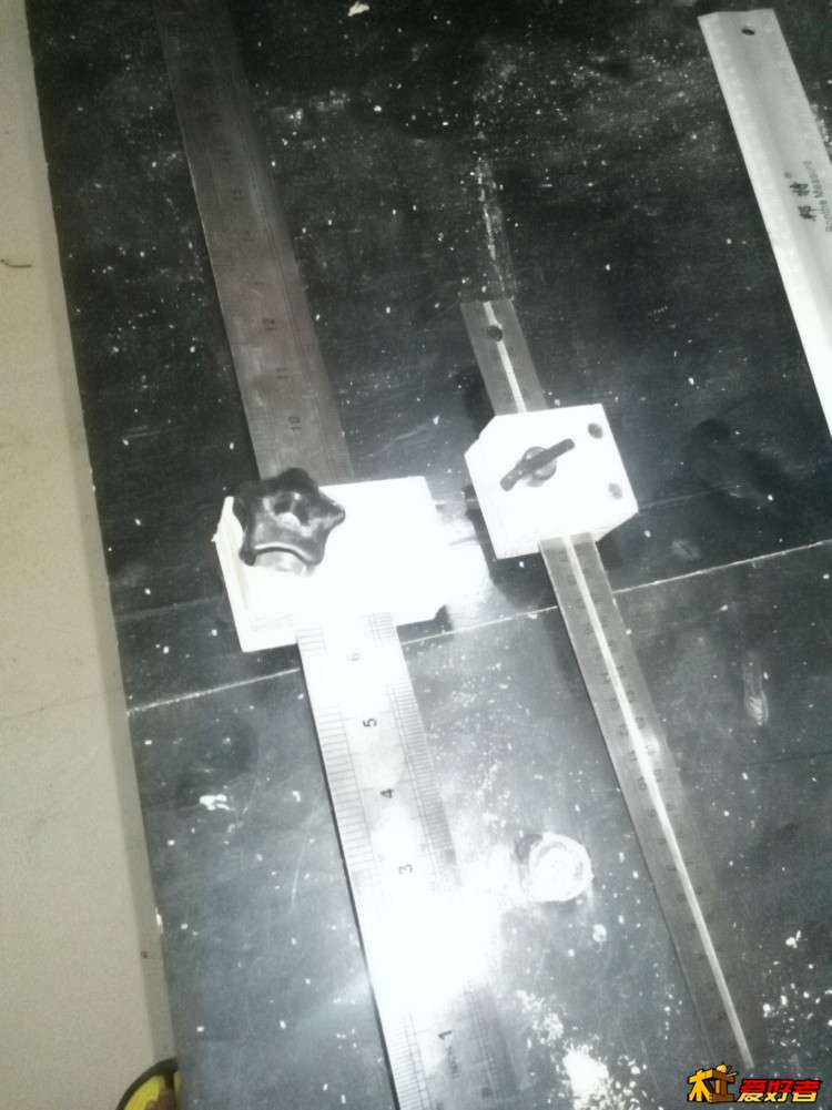 自制划线加限位尺   双面板加手拧螺丝   特别好用   最重要几乎不要钱