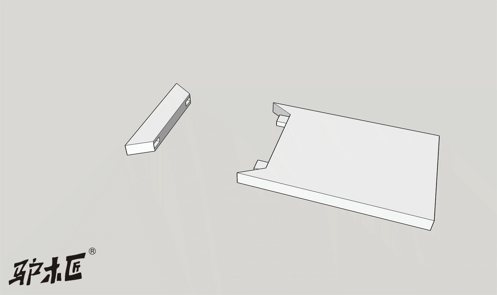 17.厚板出半榫拍抹头.gif