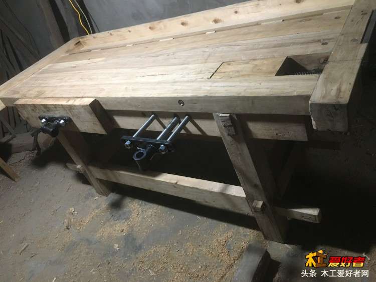 铁翰堂木工桌制作流程图(5夹具安装2-侧钳) (9).JPG