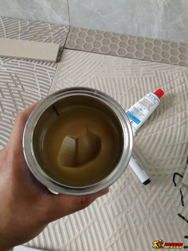 云石胶黏贴边角