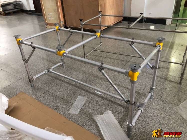 铝合金版积木式无损连接大架套件-黄色.jpg