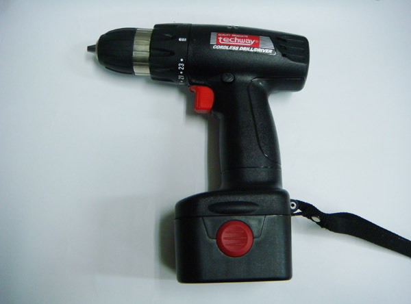 Techway DG-1200V 充電鑽 相關說明：最大緊固扭力：１３０ｋｇ/ｃｍ ， 轉 速：０－６００(轉/分)，充電時間 ...
