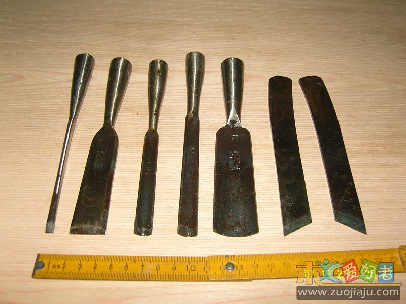 模型平铲6、25mm，模型圆铲13、15mm，反口模型圆铲30mm，斜口刀一对