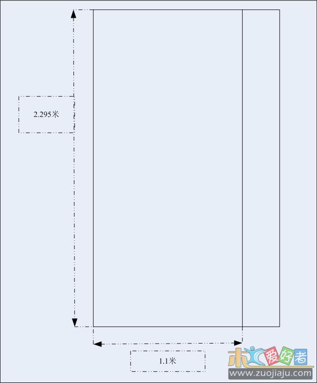大衣柜推拉门开料图.JPG